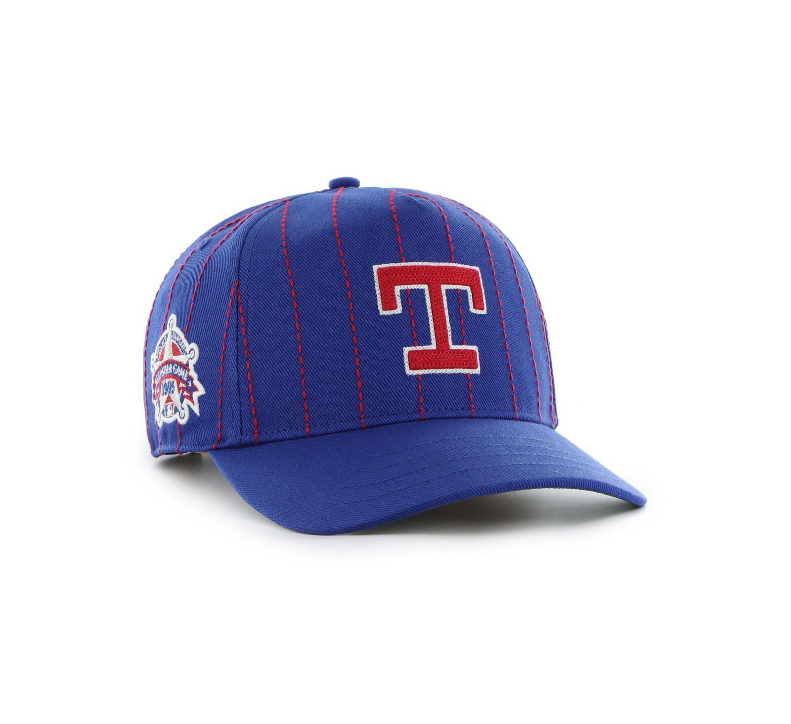 '47 Brand x Rawlings Men's Royal Texas Rangers Pinstripe Hitch Adjustable Hat
