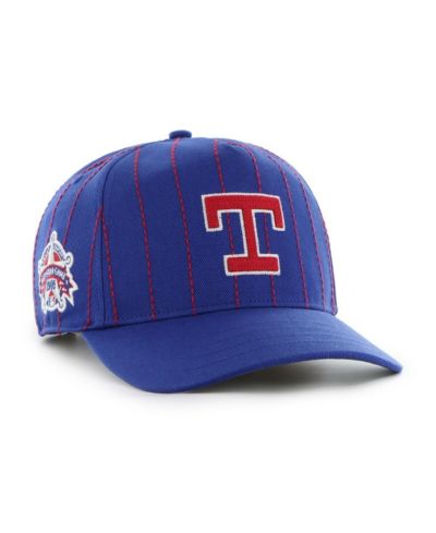 '47 Brand x Rawlings Men's Royal Texas Rangers Pinstripe Hitch Adjustable Hat