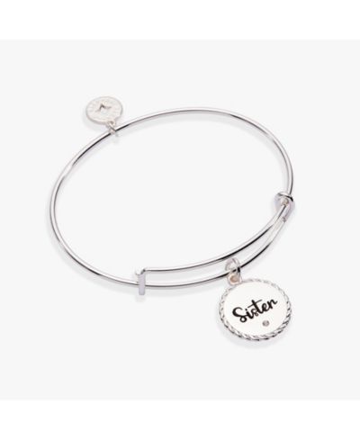 Alex and Ani браслет-бэнгл Sister, 'Woven Together'