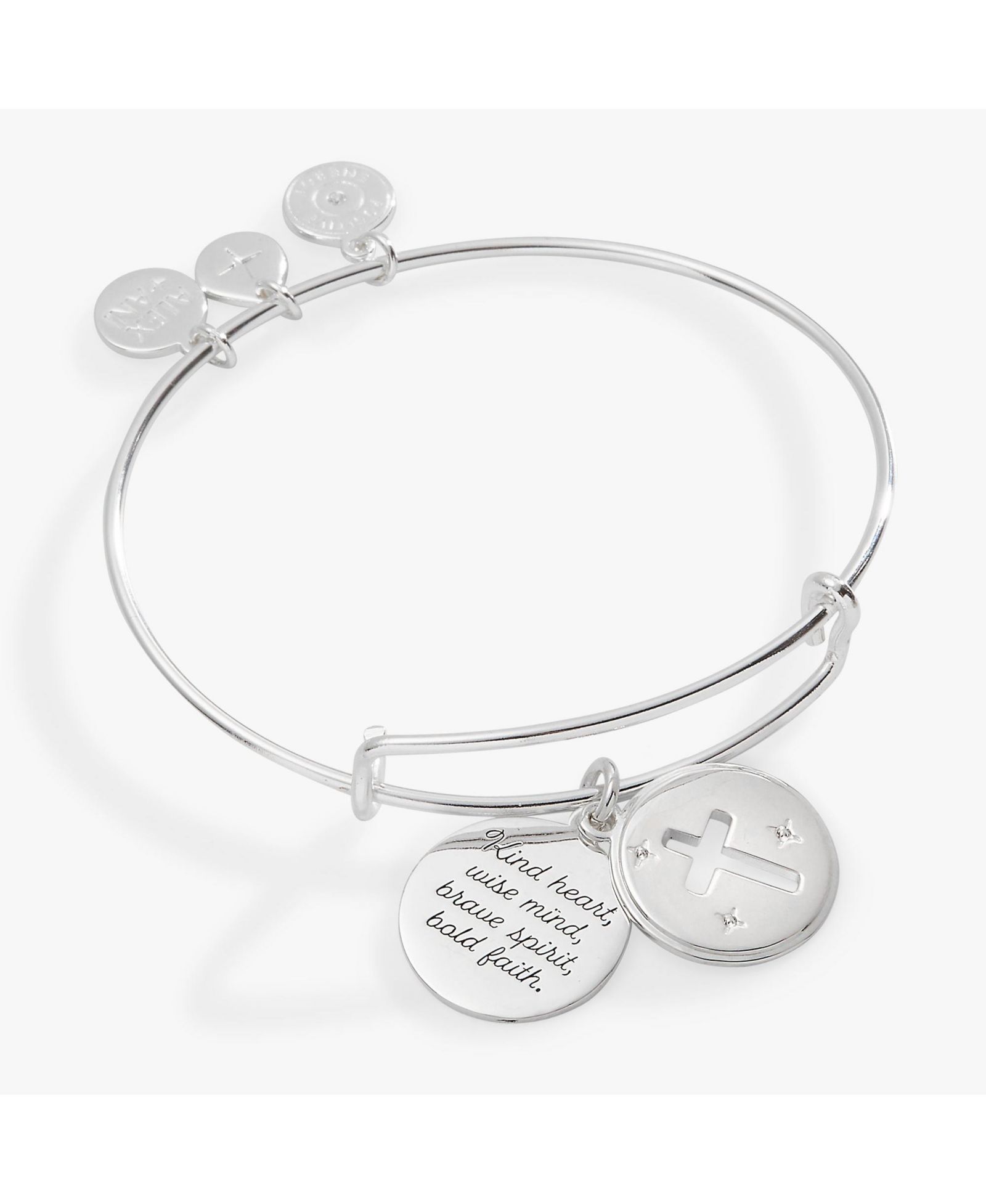 Браслет Alex and Ani Hidden Message Cross Affirmation