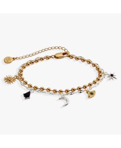 Alex and Ani Moon Magic 2 Row Charm Bracelet