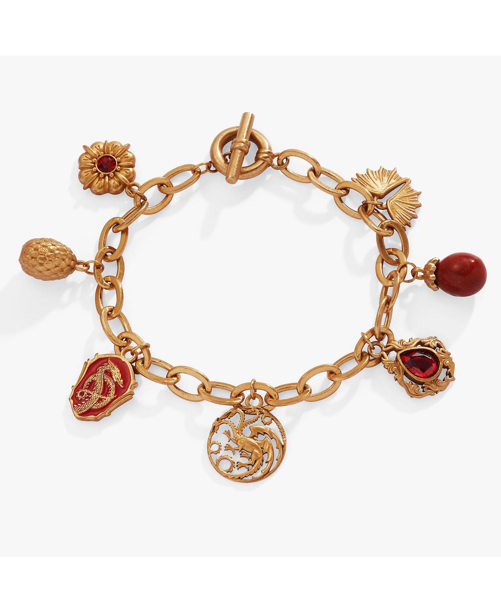 Браслет Alex and Ani HOUSE OF THE DRAGON Toggle Multi-Charm