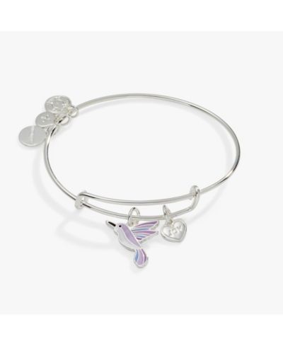 Alex and Ani Joy Hummingbird Duo Charm Bangle Bracelet