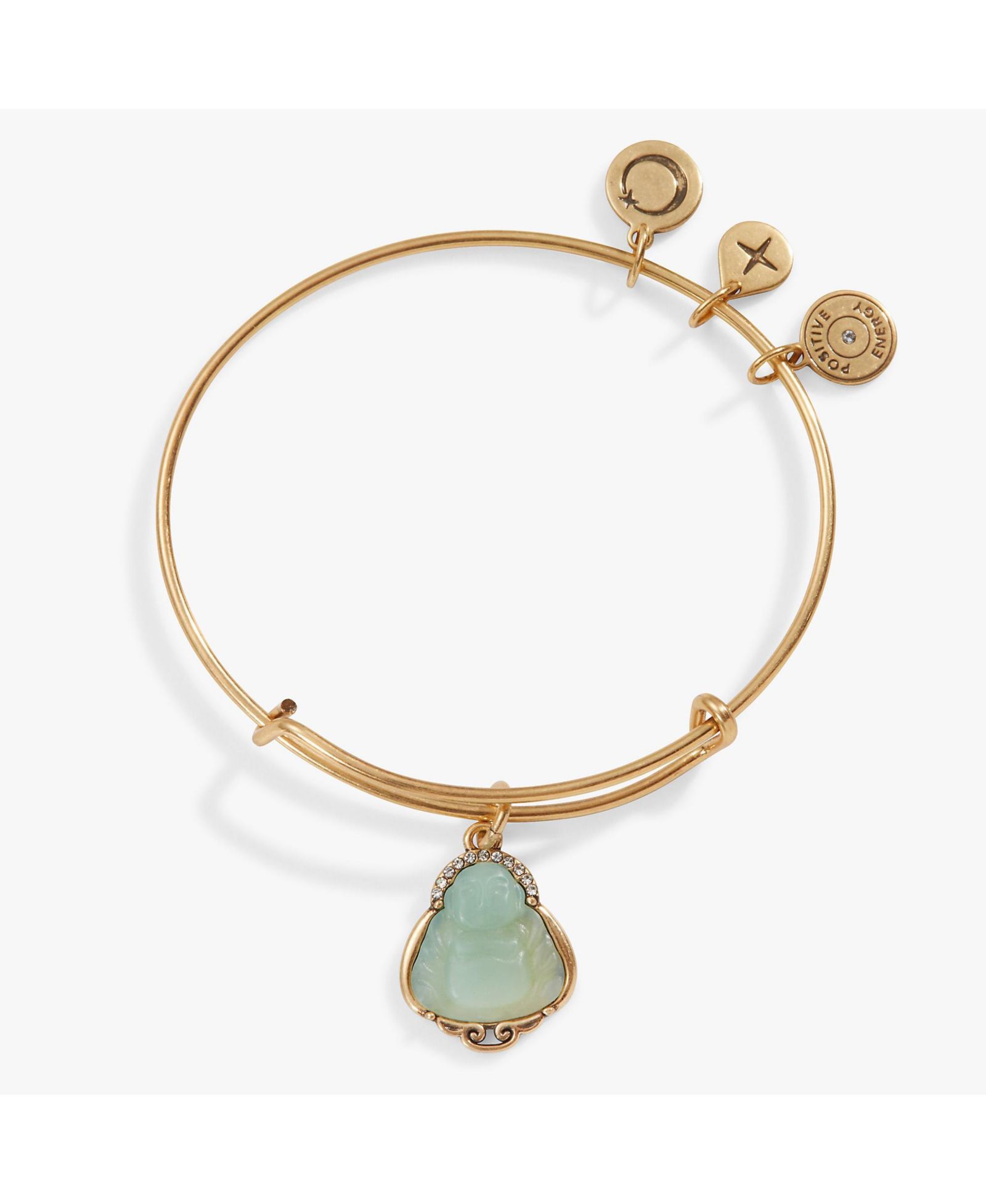 Alex and Ani Buddha Charm Bangle