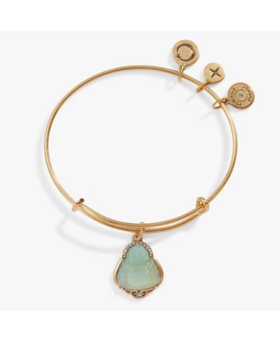 Alex and Ani Buddha Charm Bangle