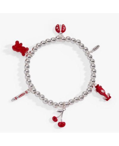 Alex and Ani Crayola Scarlet Charm Stretch Bracelet