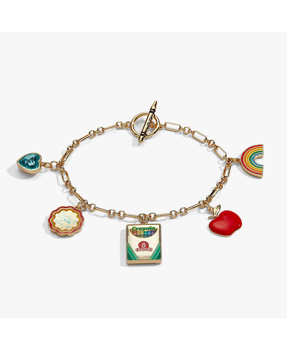 Alex and Ani Crayola 'Teaching Is A Work Of Heart' Toggle Bracelet