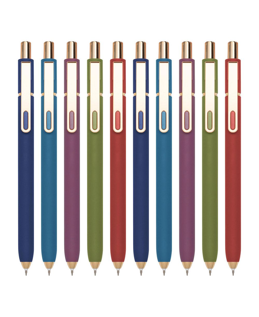 GNUADZ Gel Pens Retractable Metal Clip Office Ink Fine Point