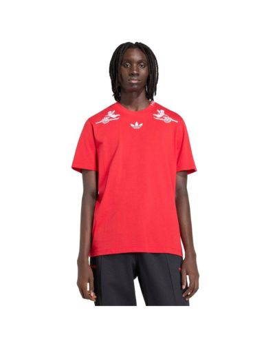 Мужская футболка Adidas x Arsenal x Places Faces, красная
