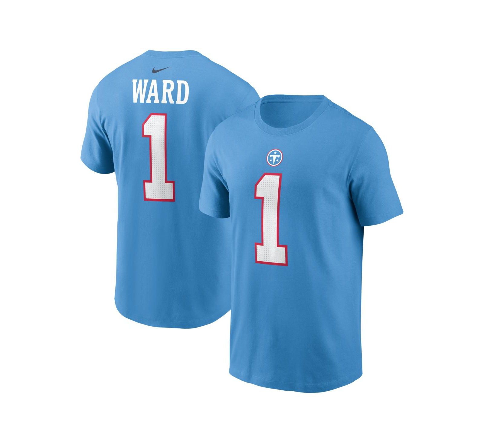 Футболка Nike Tennessee Titans Cameron Ward для мужчин в цвете Light Blue