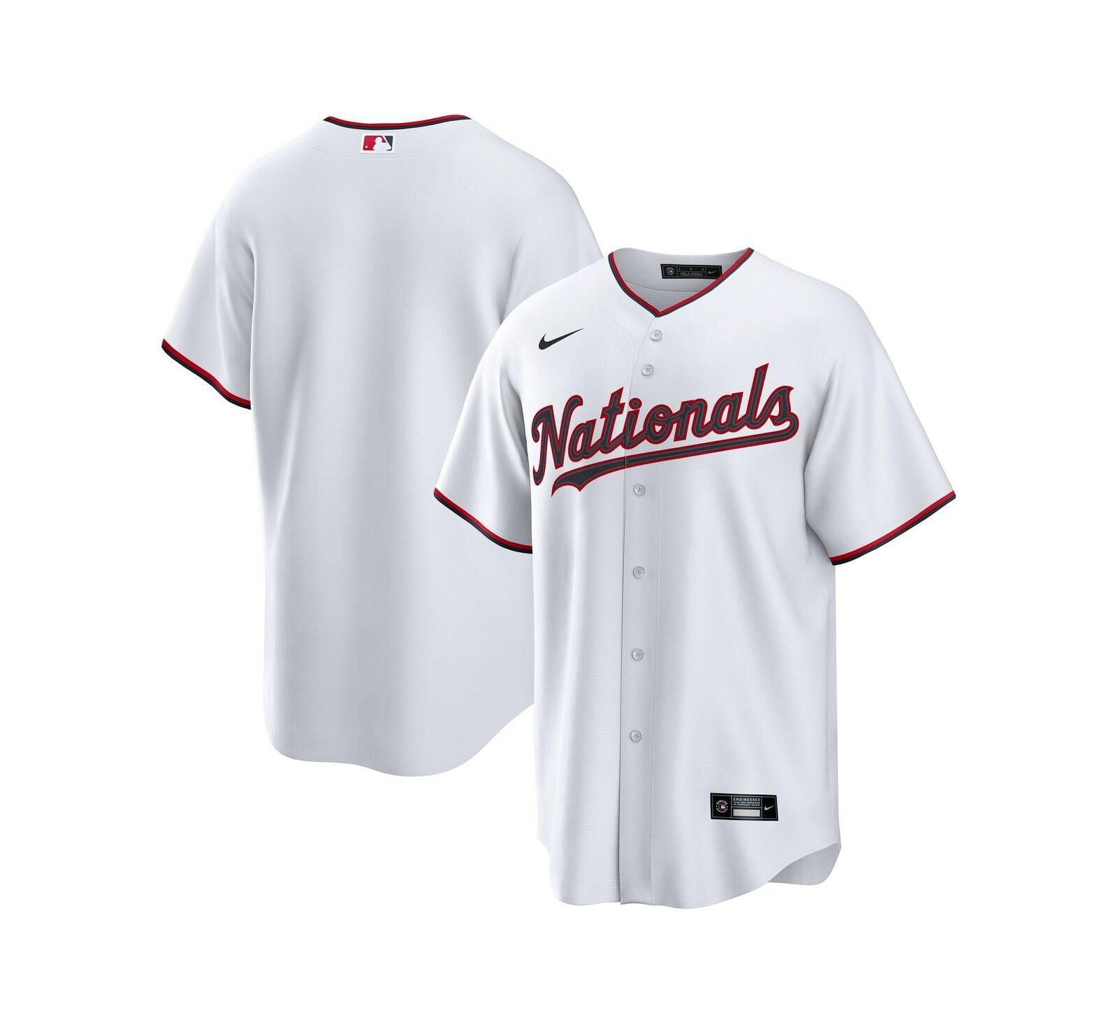 Мужская джерси Nike Washington Nationals Home Replica белая