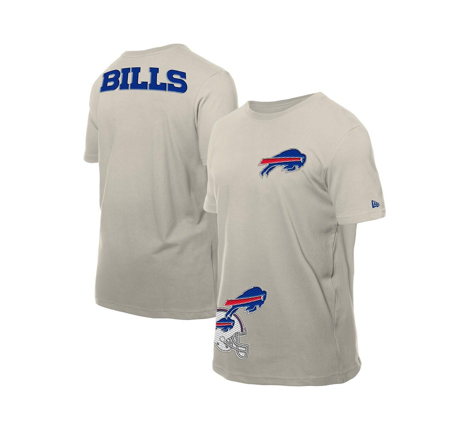 Мужская футболка New Era Light Beige Buffalo Bills Multi Patch T-Shirt
