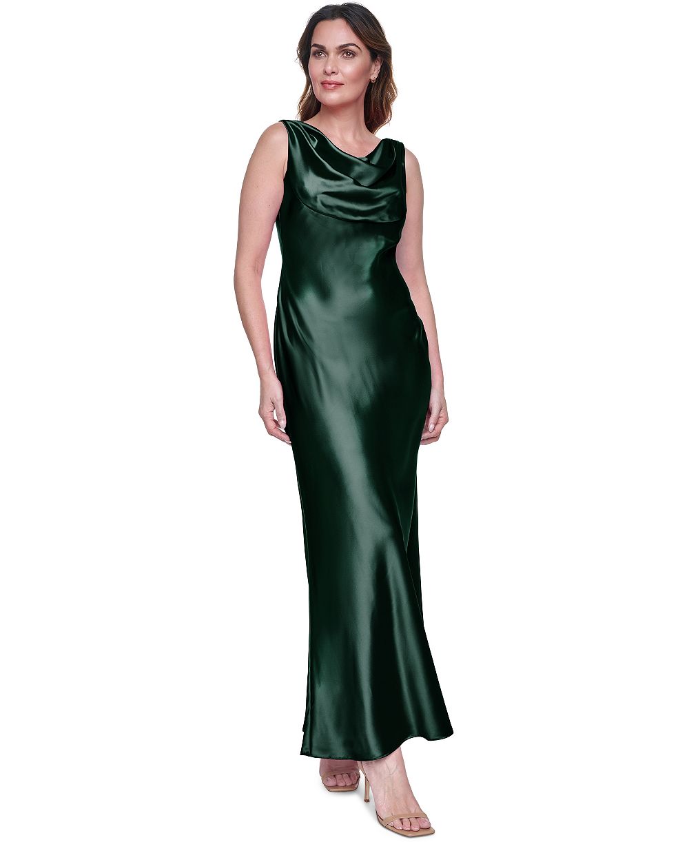 Eliza J Женское вечернее платье Sleeveless Cowl Neck Ball Gown