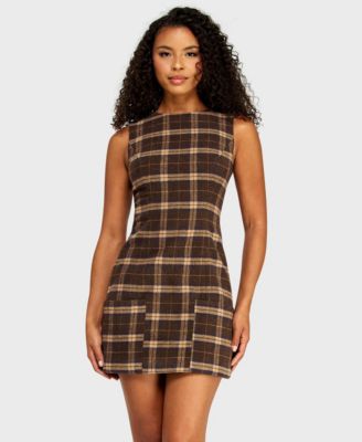 Детское мини-платье Alex & Sophia Plaid Tie-Back