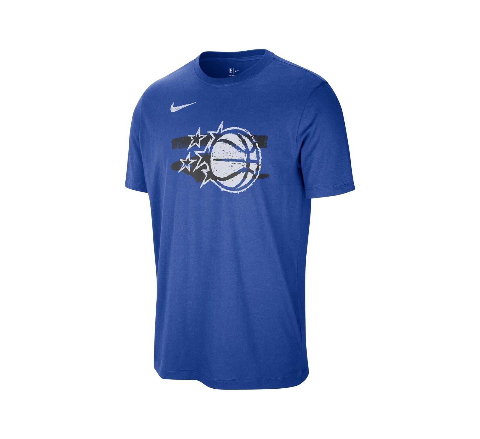 Nike Men's Blue Orlando Magic Courtside Club Shape of the Game T-Shirt