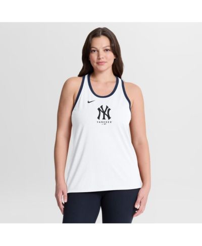 Nike Женский белый майка-топ Nike Tri-Blend Dri-FIT Racerback