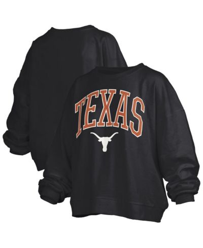 Pressbox женская флисовая толстовка Janise черного цвета с символикой Texas Longhorns