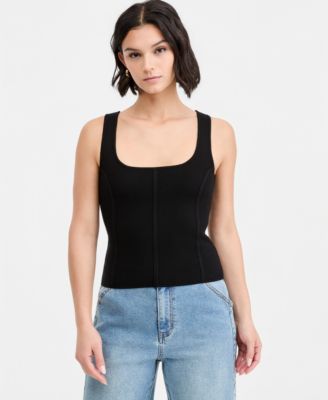 Bar III Women's Bodycon Sweater Tank Top, Macy's Exclusive