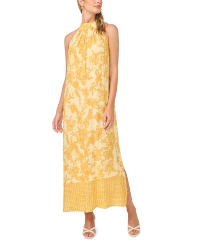 Женское платье Vince Camuto Halter Neck Sleeveless Maxi