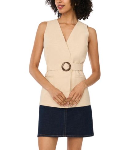 Vince Camuto Women's Sleeveless V-Neck Vest Top