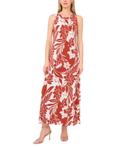 Женское миди-платье Vince Camuto Printed Sleeveless Maxi