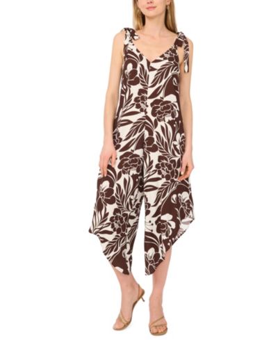 Vince Camuto Женский принтованный комбинезон Wide-Leg Jumpsuit