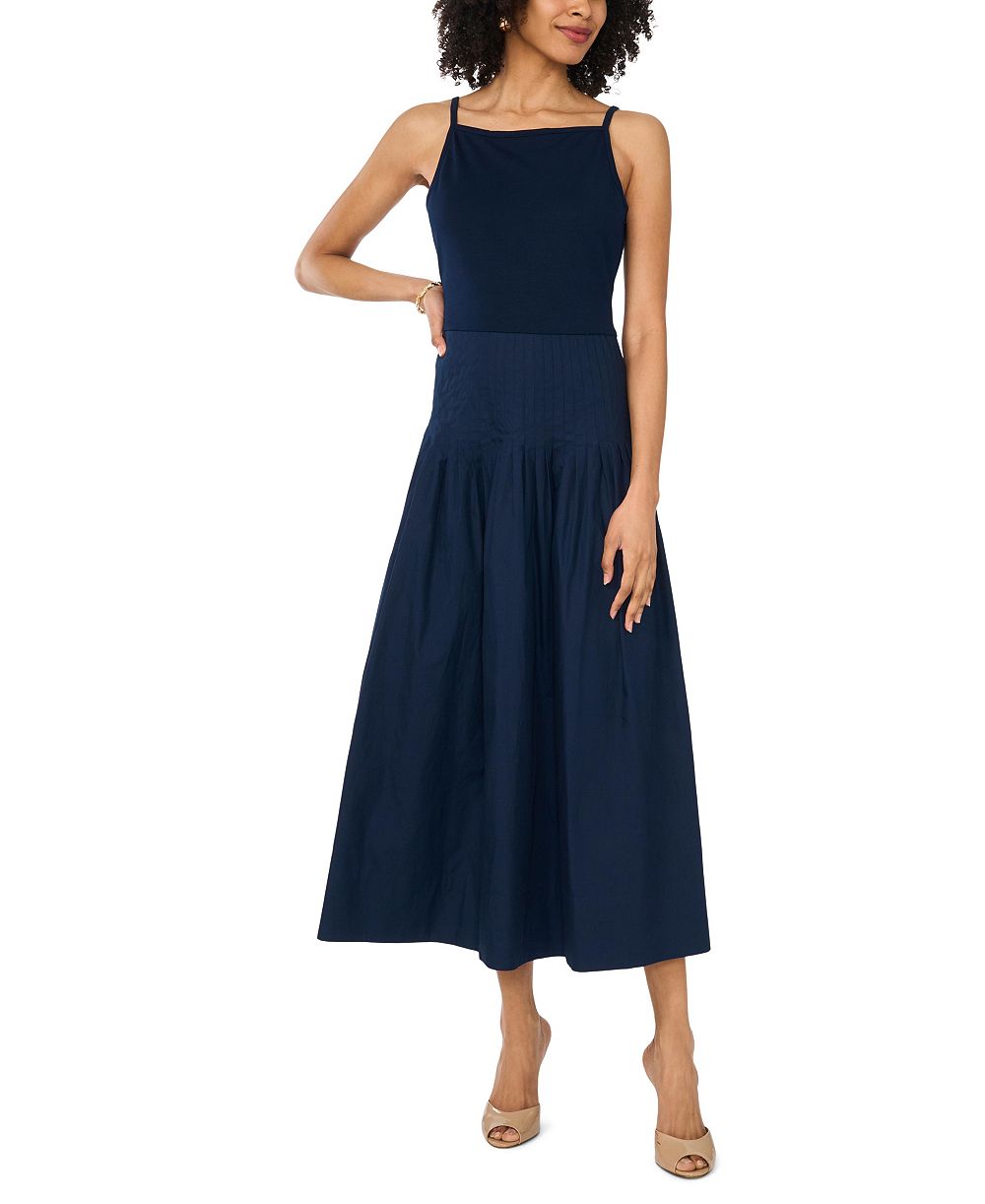 Женское хлопковое миди-платье Vince Camuto Sleeveless