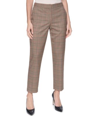 Женские брюки Tommy Hilfiger Plaid Mid-Rise Ankle