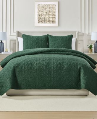 Seventh Studio Holly Pinsonic Quilted 3-Piece Quilt Set, Full/Queen