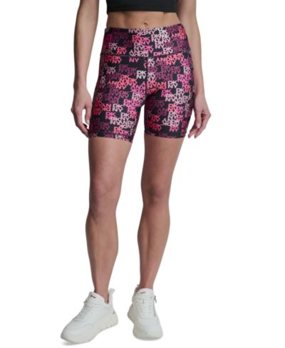Шорты для фитнеса DKNY Sport Women's Printed High-Rise Bike