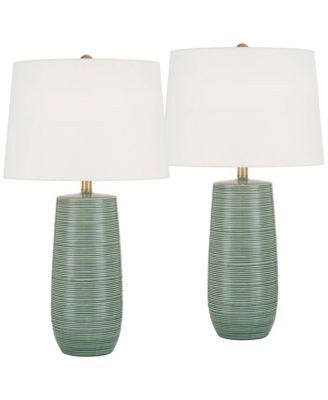 360 Lighting набор настольных ламп Kerry 28 1/2" High Stripes Ceramic