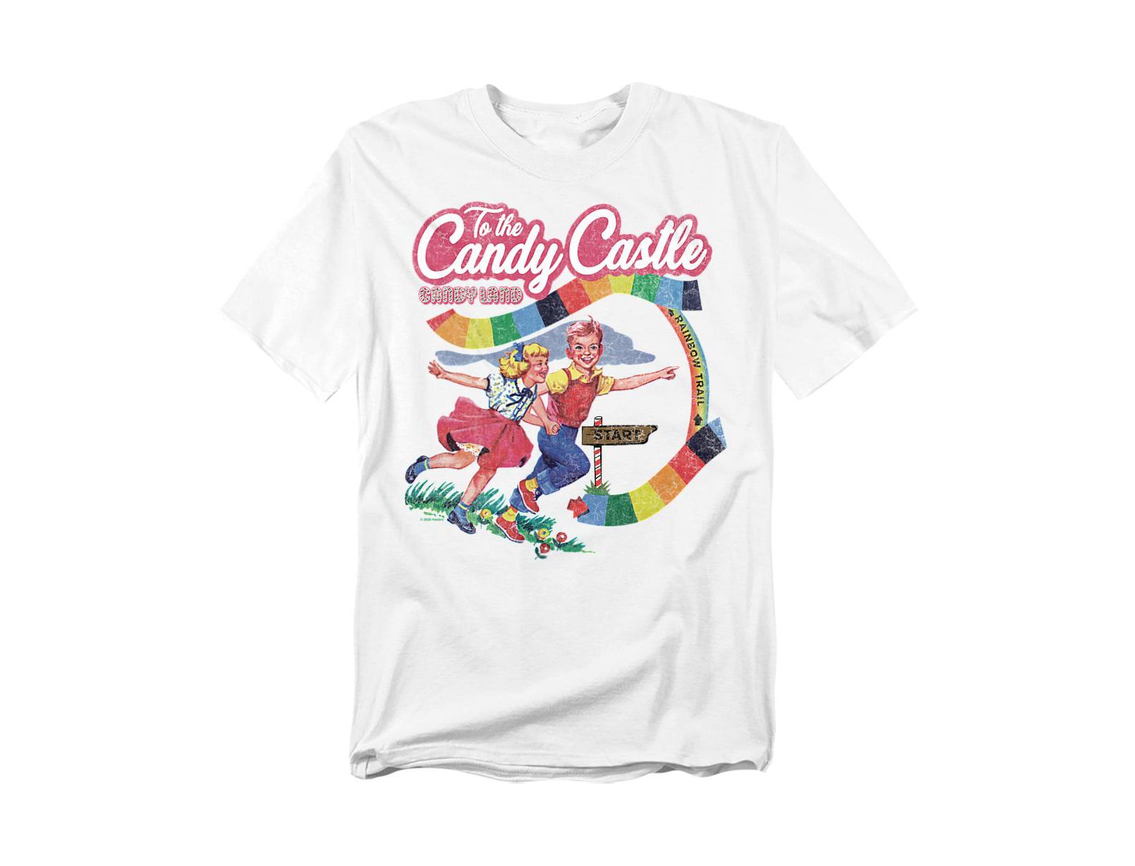 Logovision Men's Logovisin Candy Land To The Candy Castle T-Shirt
