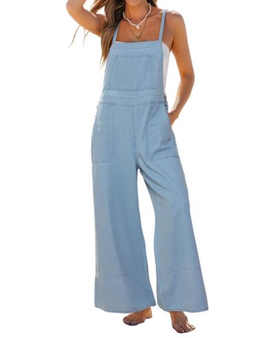Cupshe Женский Джинсовый Jumpsuit Square Neck
