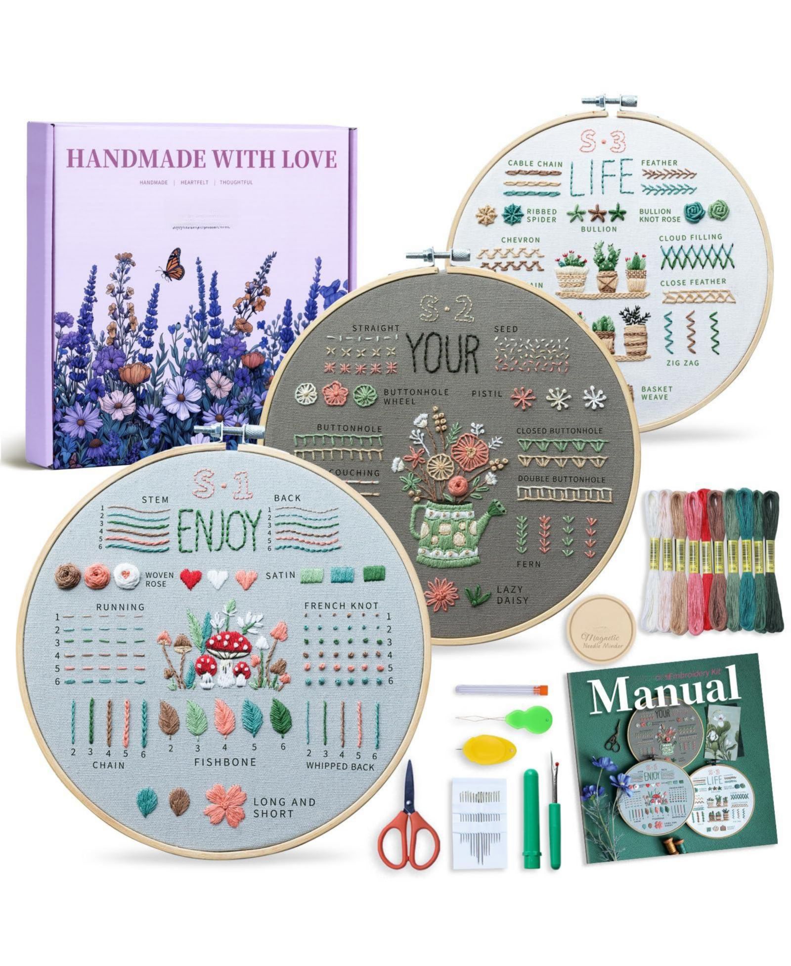 Набор для вышивания GNUADZ Embroidery Kit