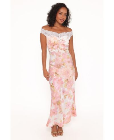 Petal and Pup Women's Voss Off Shoulder Lace Maxi Dress