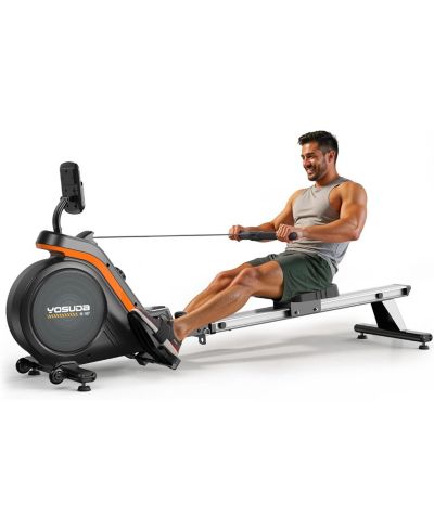 FED FITNESS Гребной тренажер Pro Max Magnetic с Bluetooth и мягким сиденьем
