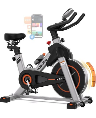 FED FITNESS Magnetic 2.0 Premium велотренажер, бесшумное магнитное сопротивление, грузоподъемность 300lb, стационарный тренажер для дома