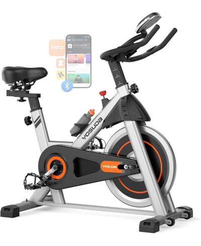 FED FITNESS Стационарный велотренажер Friction 1.0, нагрузка 300lb, с держателем для планшета
