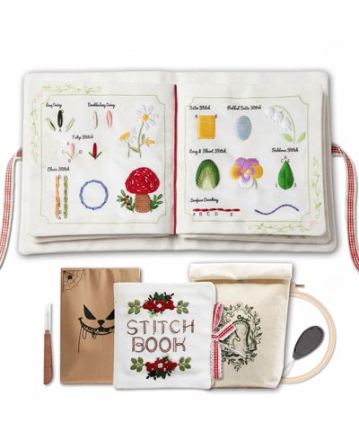 Набор для вышивания GNUADZ Embroidery Book Fabric Pages 32 Stitches DIY Sewing Kit