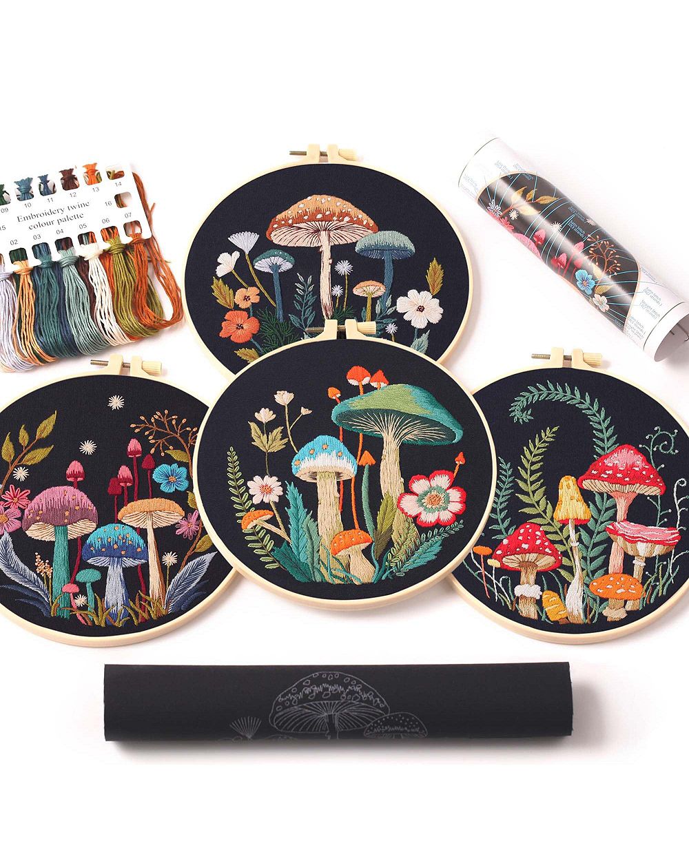 Набор для вышивания GNUADZ 4pieces Embroidery Starter Kit
