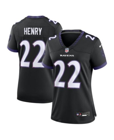 Женская игровая джерси Nike Derrick Henry Black Baltimore Ravens Alternate
