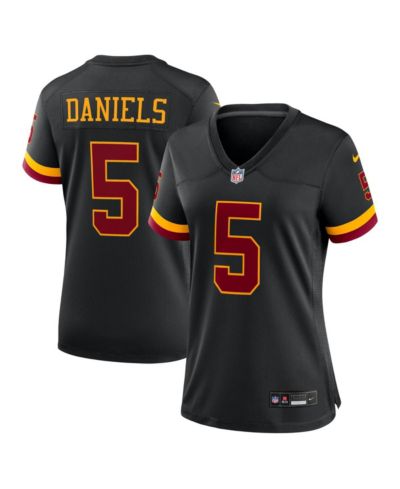 Nike Женская джерси Nike Jayden Daniels Black Washington Commanders Hail Raiser Alternate Game