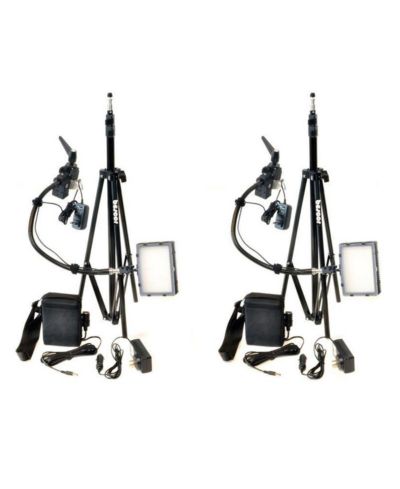 Bescor Grip-182KB комплект освещения с гибкой ножкой, включает LED лампы FP-180, кронштейны, блок питания AC-180