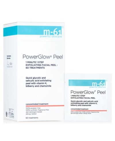 m-61 by Bluemercury PowerGlow Peel 1 Minute 1 Step отшелушивающая маска для лица, 60 процедур