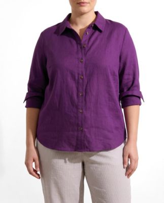 Universal Standard Plus Size Dawn Linen Hi Low Tunic