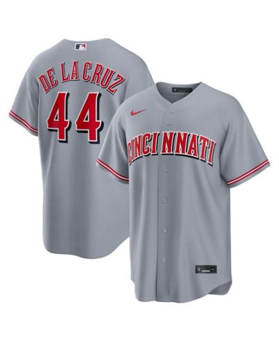 Nike Мужская джерси Cincinnati Reds Elly De La Cruz Gray Road Replica