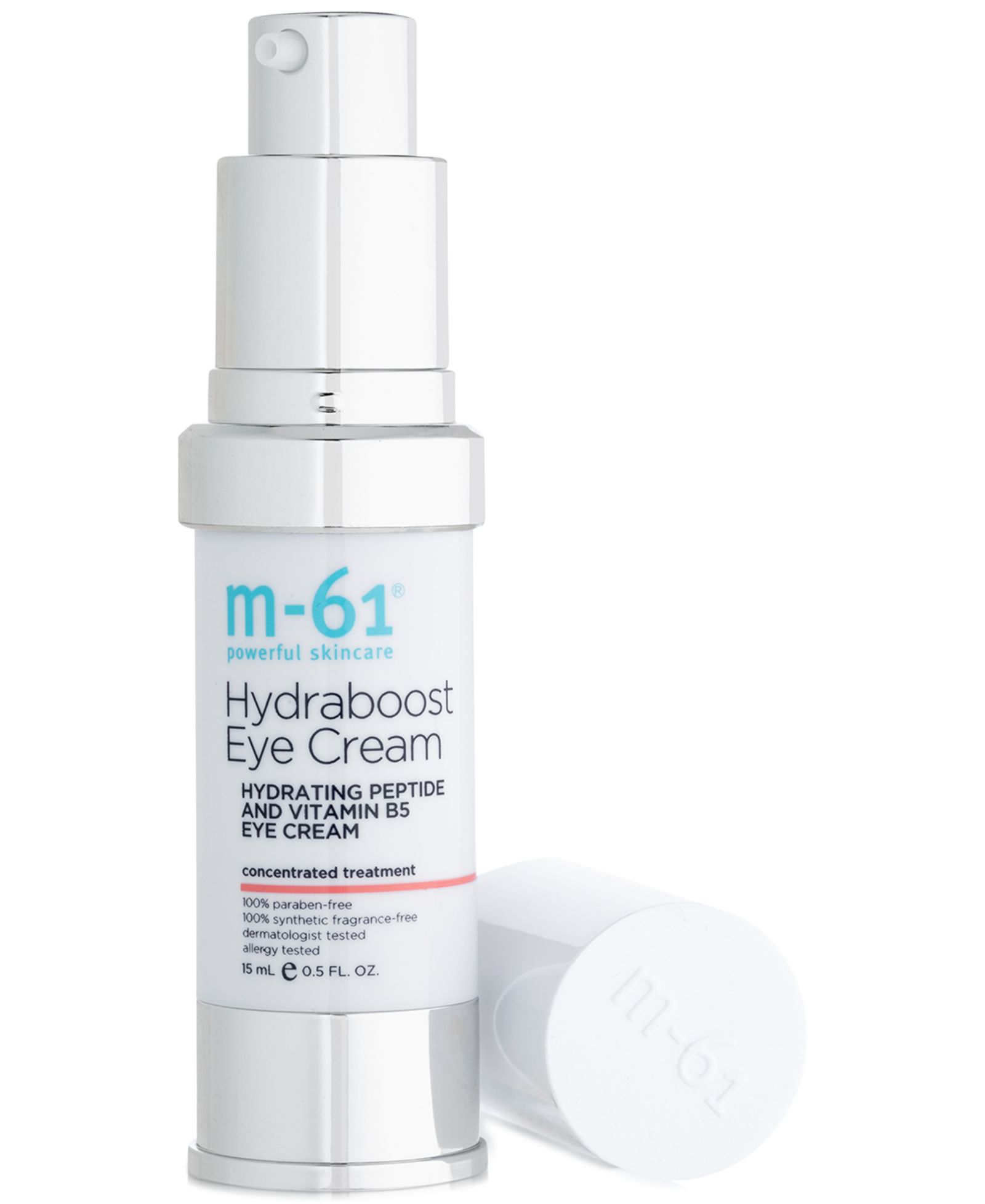 m-61 by Bluemercury Hydraboost увлажняющий крем для кожи вокруг глаз с пептидами и витамином B5, 0.5 oz.