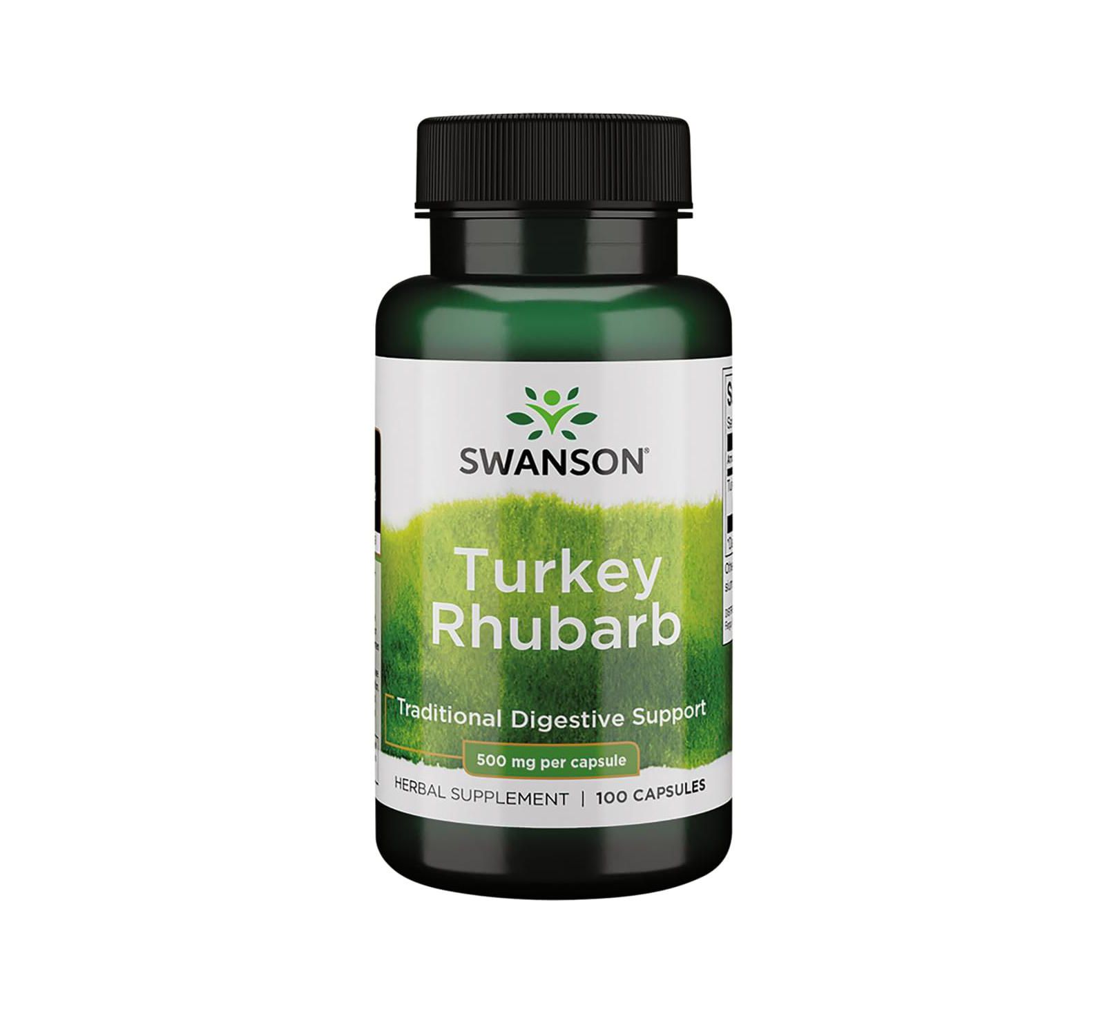 Swanson травяная добавка Swanson Turkey Rhubarb, 100 капсул по 500 Miligram