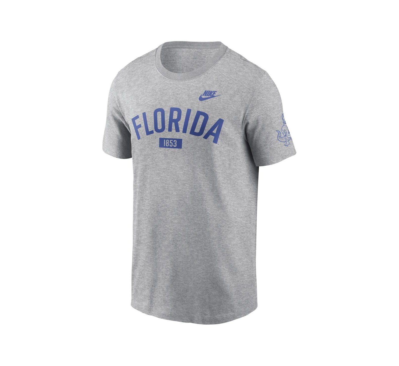 Футболка Nike Men's Heather Gray Florida Gators Legacy Arch