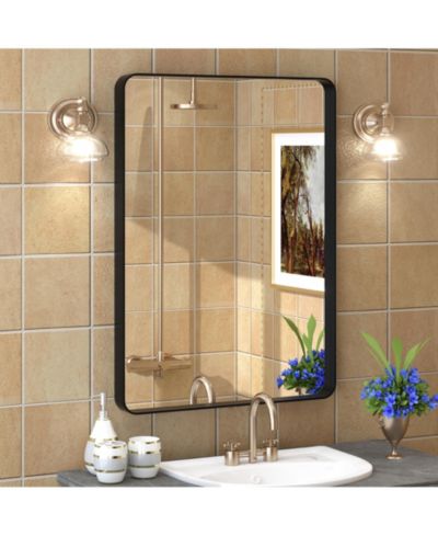 Зеркало для ванной Apmir 22" x 30" с рамой из алюминиевого сплава и закаленного стекла
